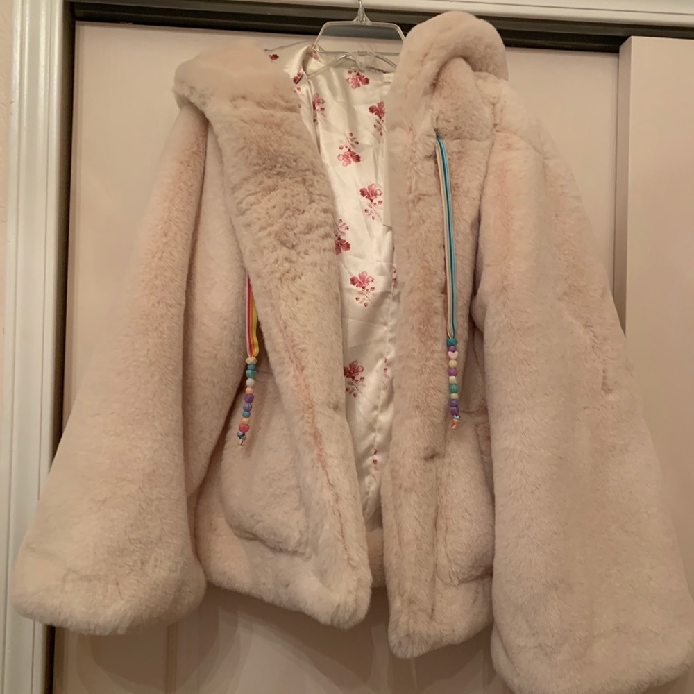 LoveShackFancy NWT Never Worn Kiernan Fur Jacket